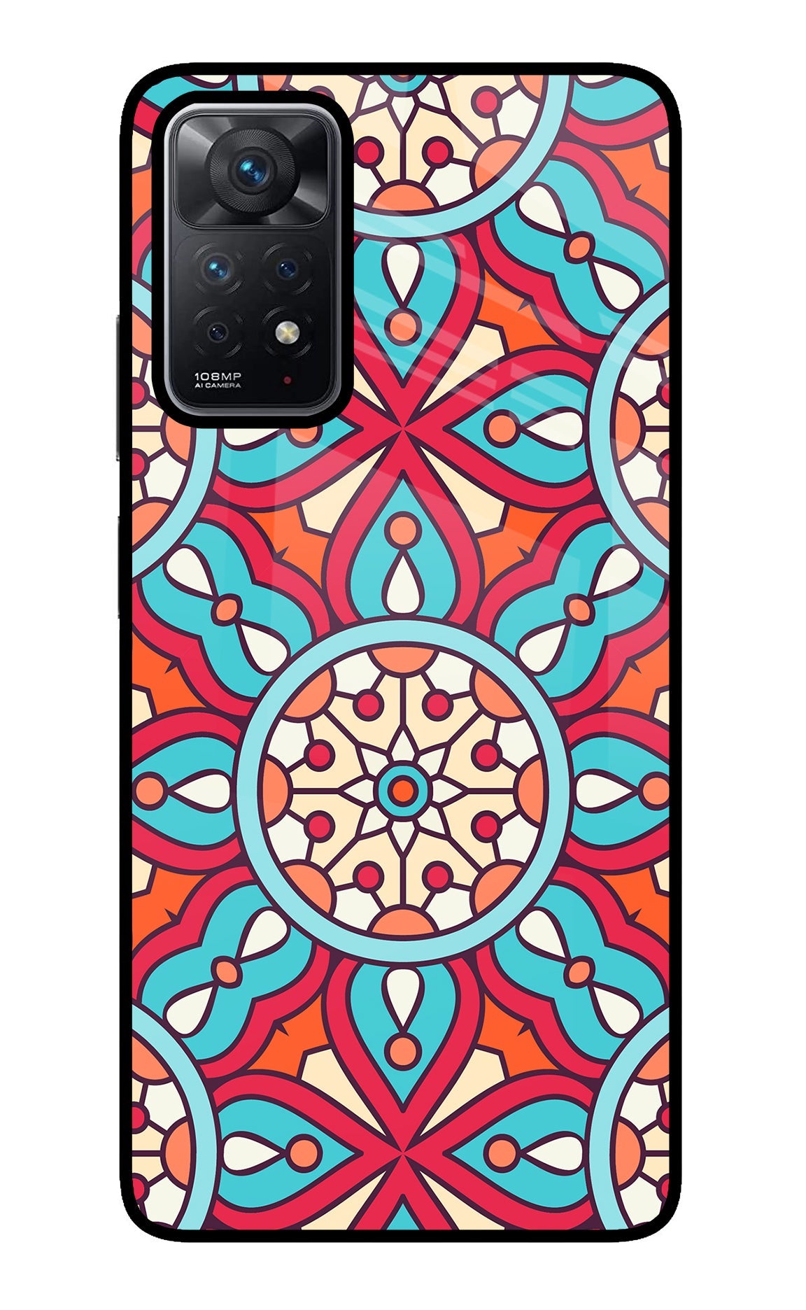 Mandala Geometric Redmi Note 11 Pro Glass Case