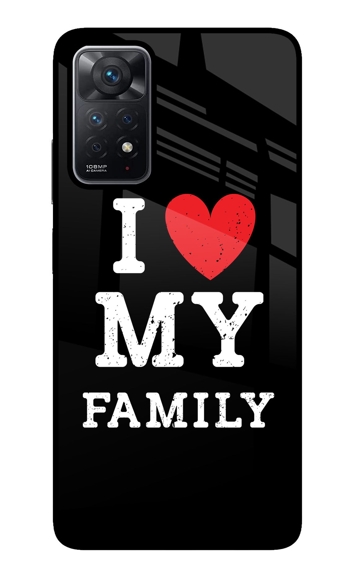 I Love My Family Redmi Note 11 Pro Back Cover