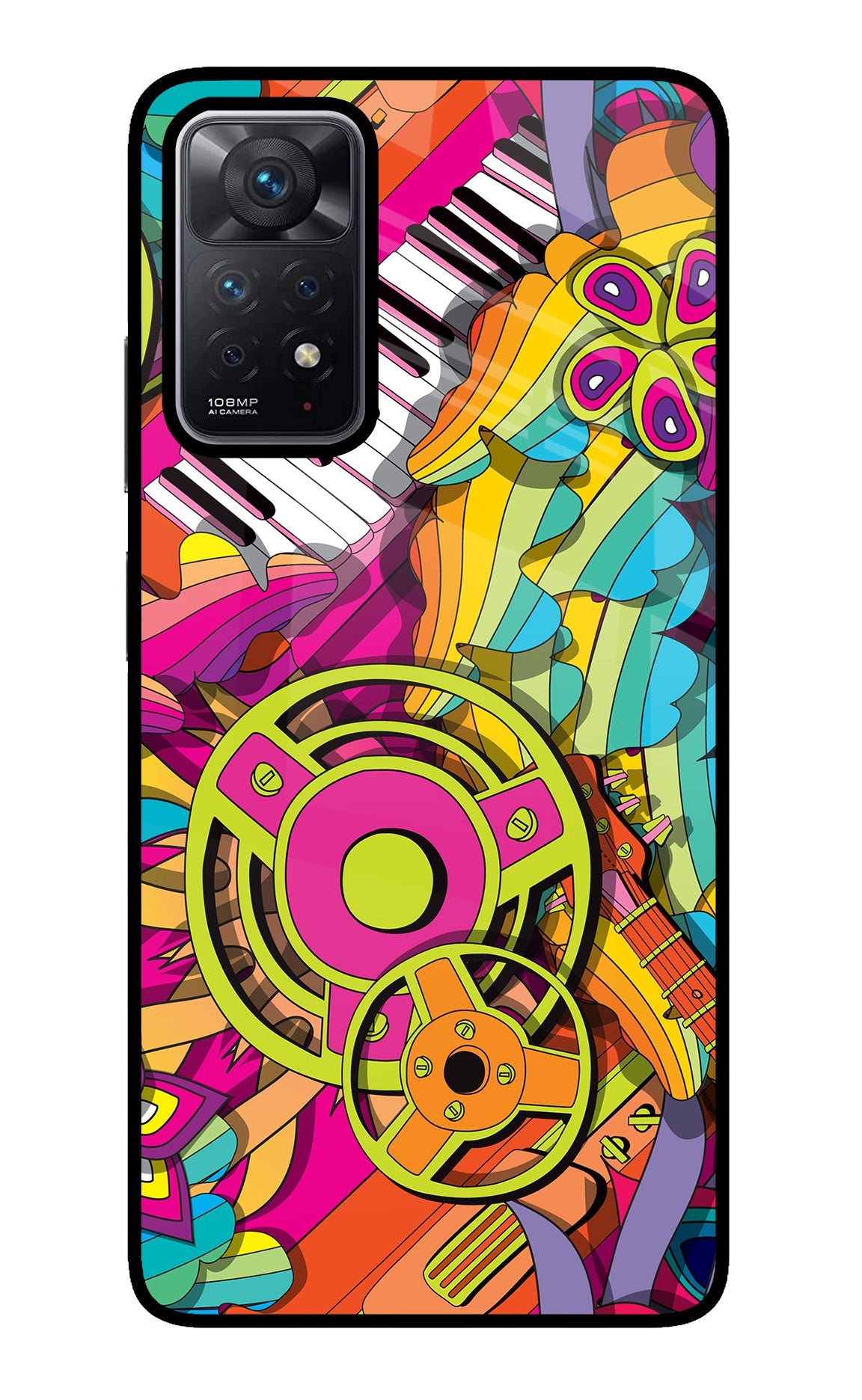 Music Doodle Redmi Note 11 Pro Back Cover