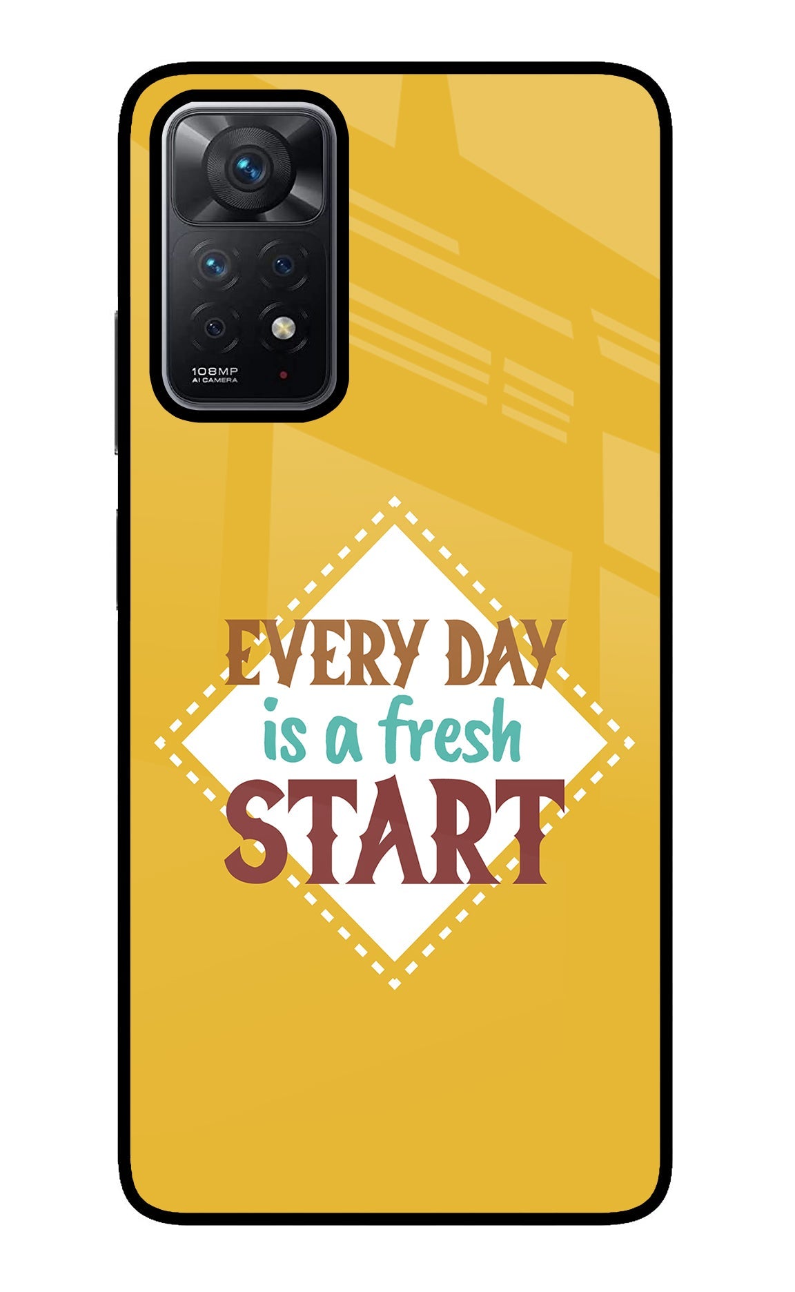 Every day is a Fresh Start Redmi Note 11 Pro Back Cover