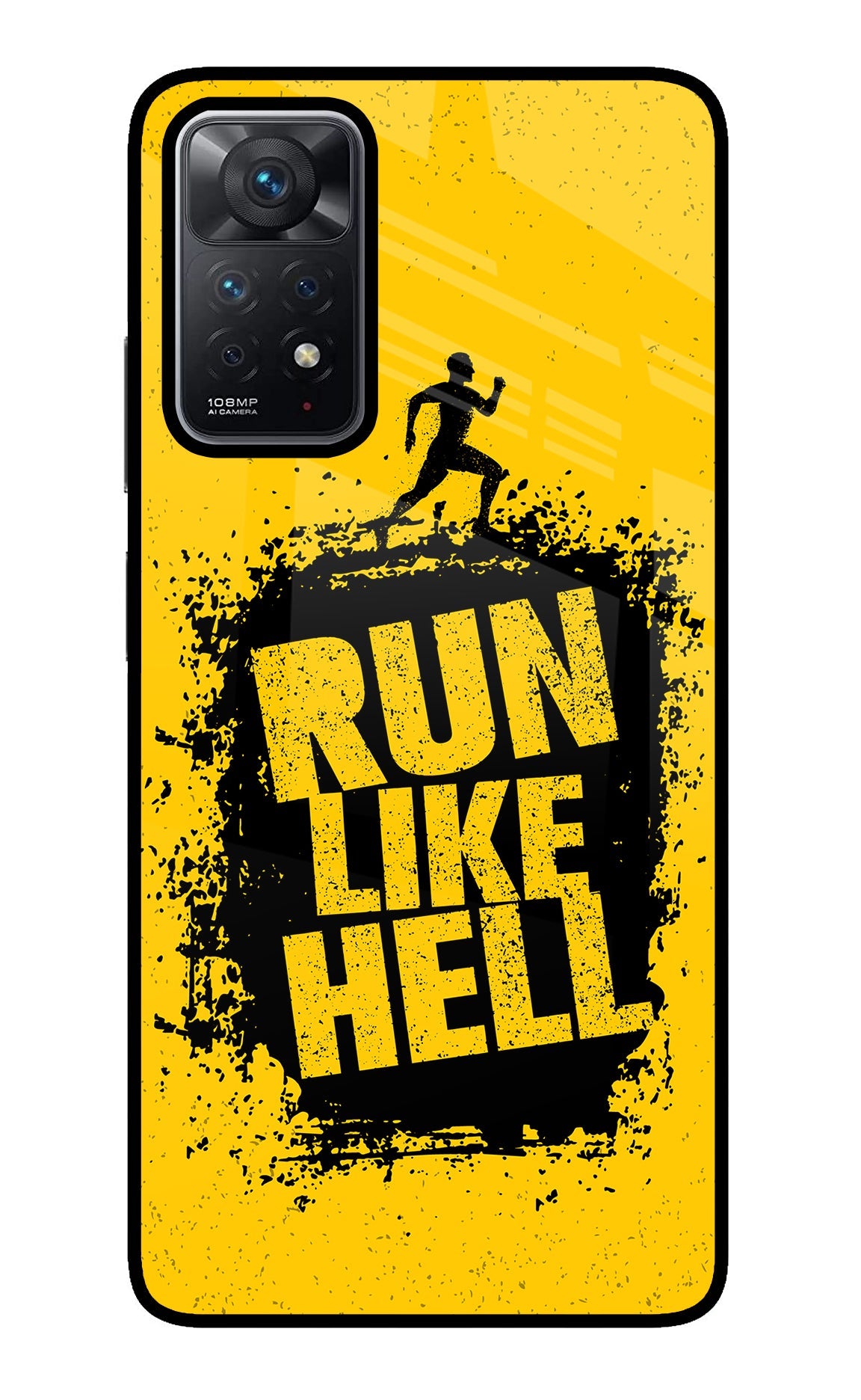 Run Like Hell Redmi Note 11 Pro Back Cover