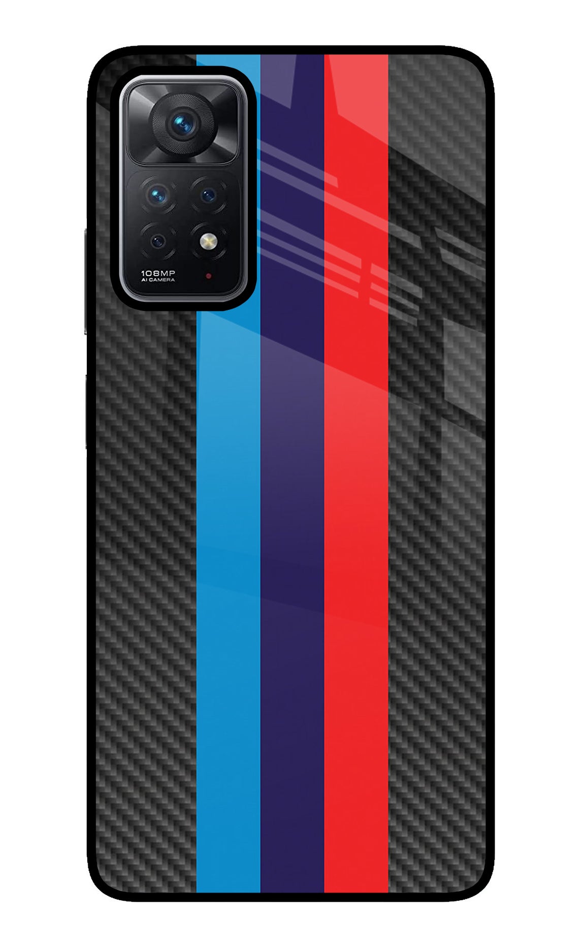 BMW Stripes Pattern Redmi Note 11 Pro Back Cover