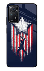 Captain America Marvel Art Redmi Note 11 Pro Glass Case