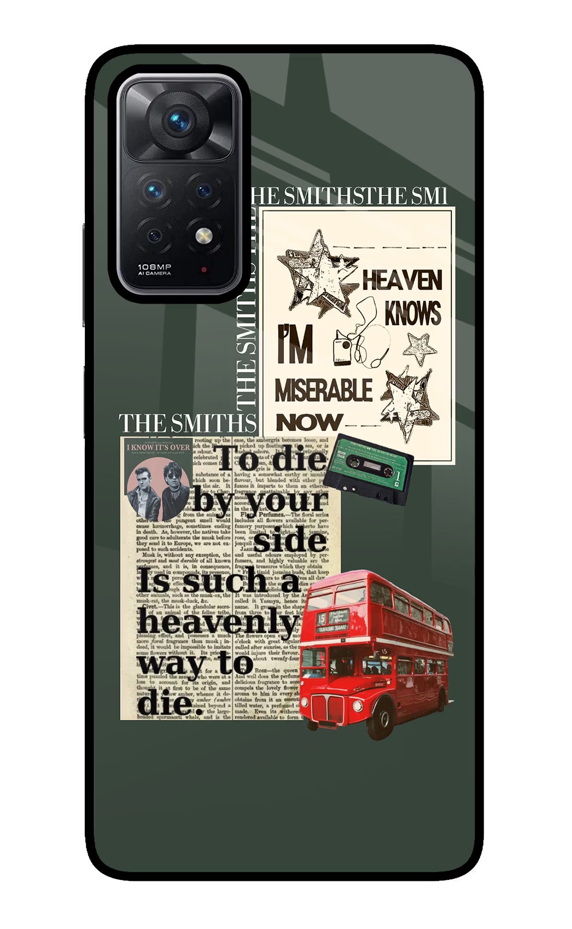 The Smiths Redmi Note 11 Pro Glass Case Back Cover by Casekaro
