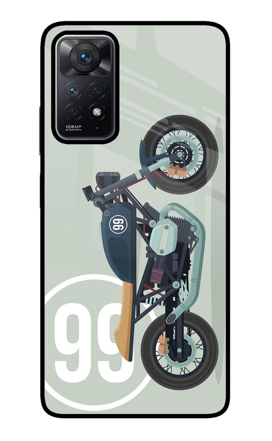 Classic Cafe Racer 99 Redmi Note 11 Pro Glass Case