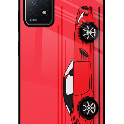 Red Velocity Redmi Note 11 Pro Glass Case