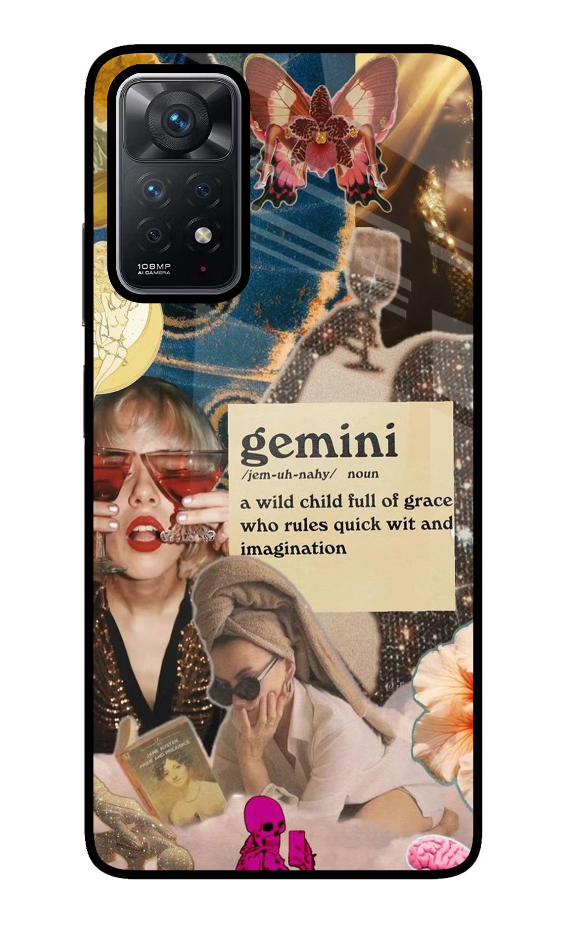 Gemini Zodiac Redmi Note 11 Pro Glass Case