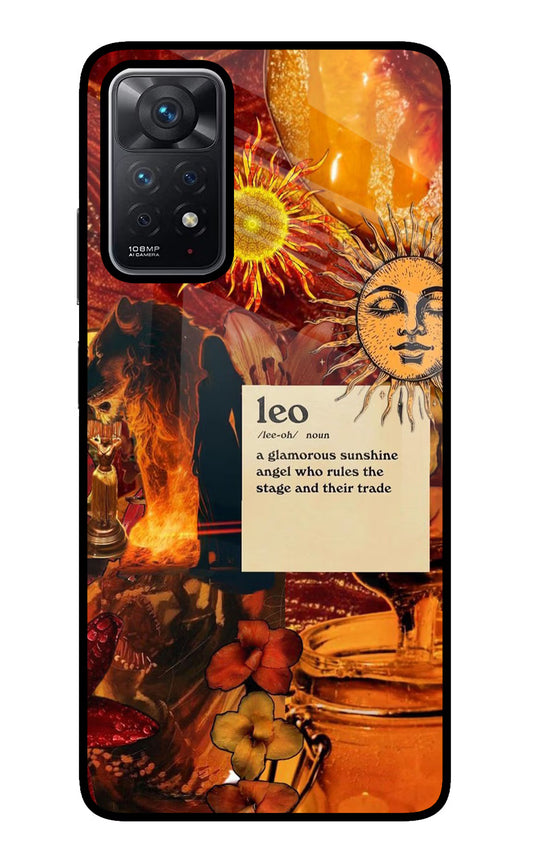 Leo Zodiac Redmi Note 11 Pro Glass Case