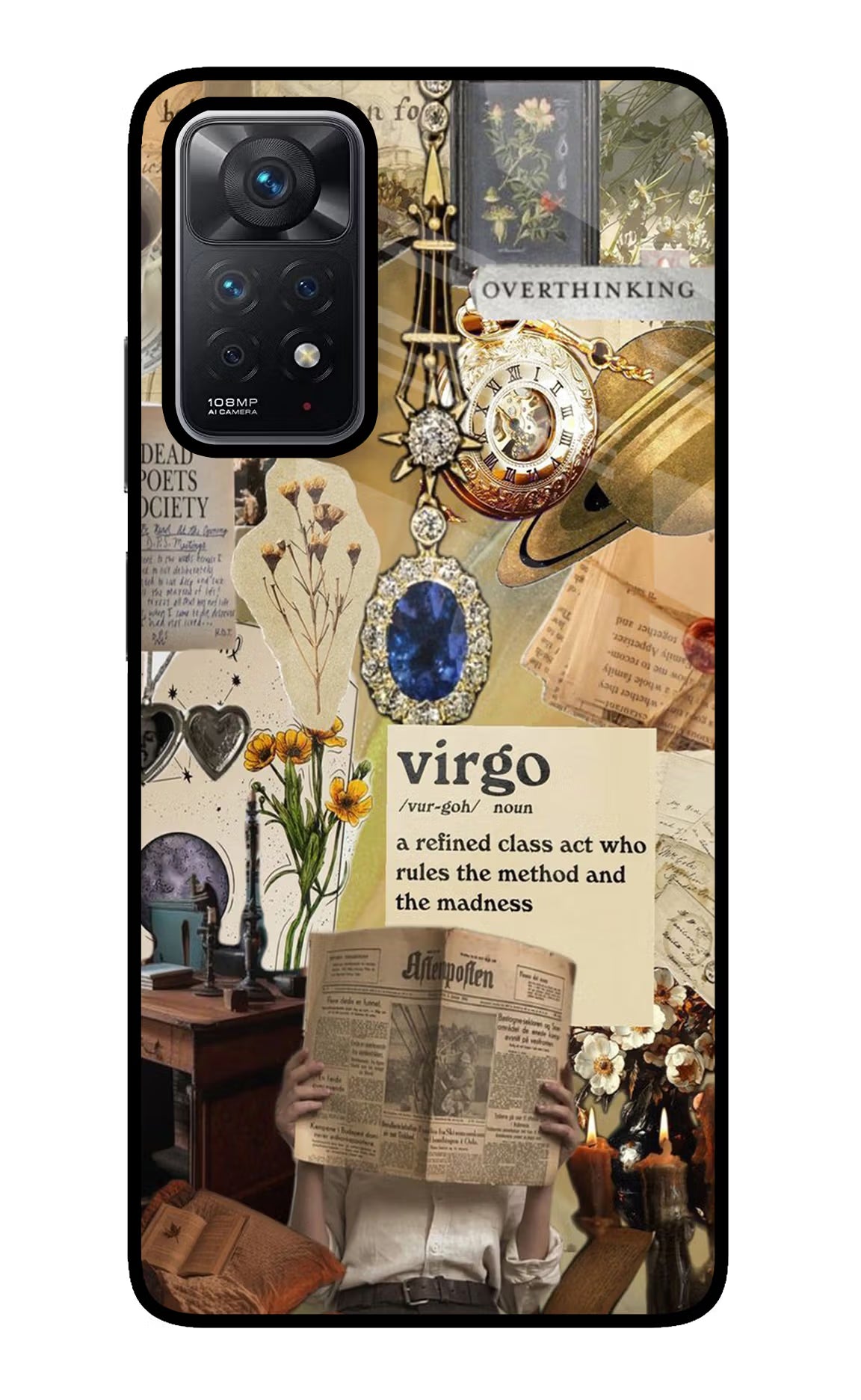 Virgo Zodiac Redmi Note 11 Pro Glass Case Back Cover by Casekaro