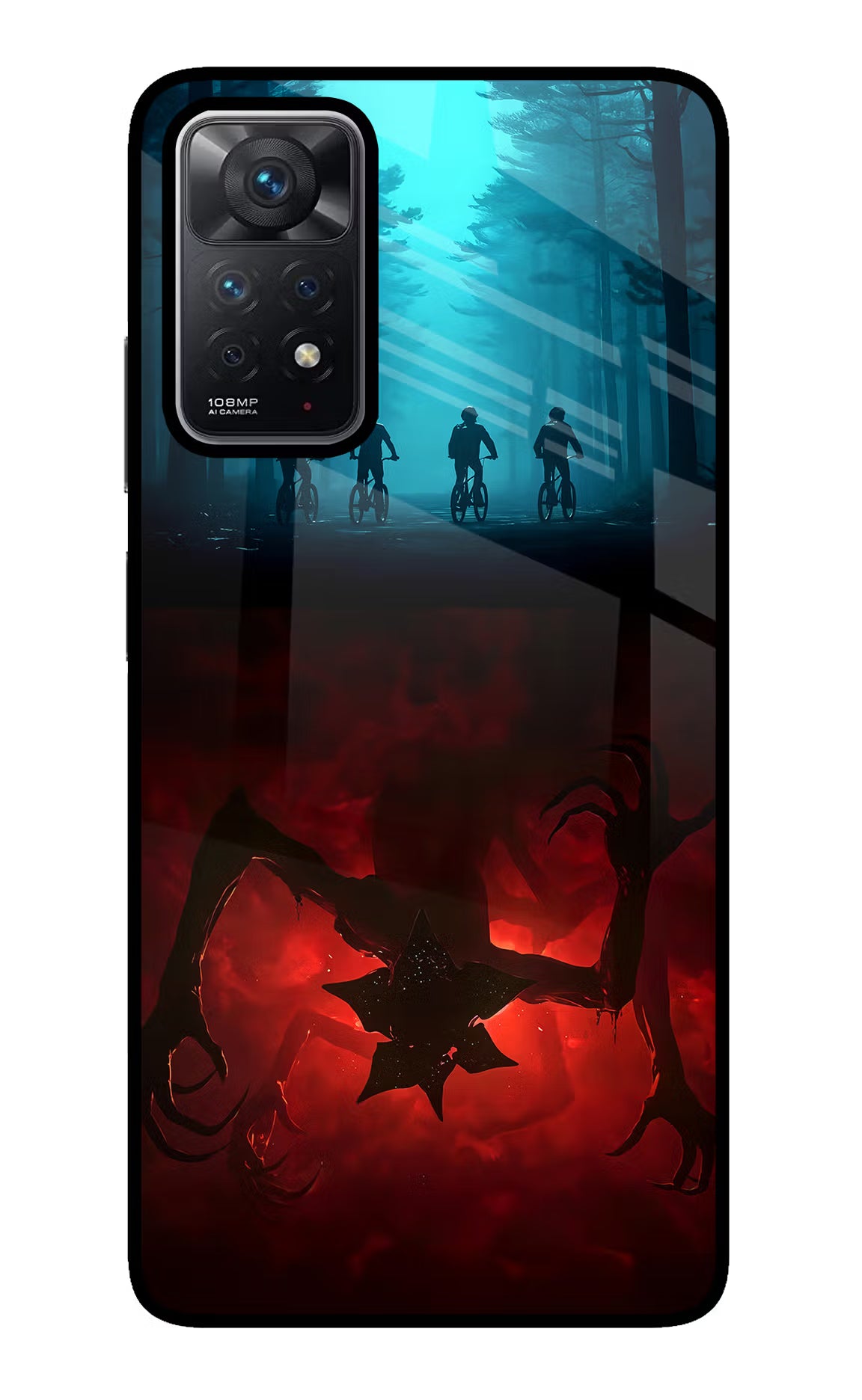 Ordinary Things Downside Up Redmi Note 11 Pro Glass Case Back Cover by Casekaro