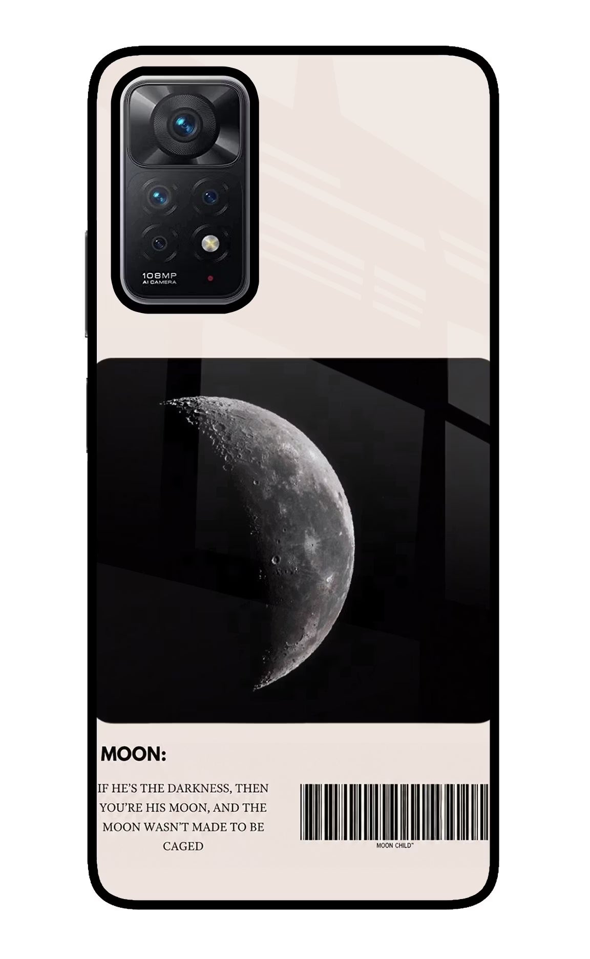 Moon Phase Redmi Note 11 Pro Glass Case