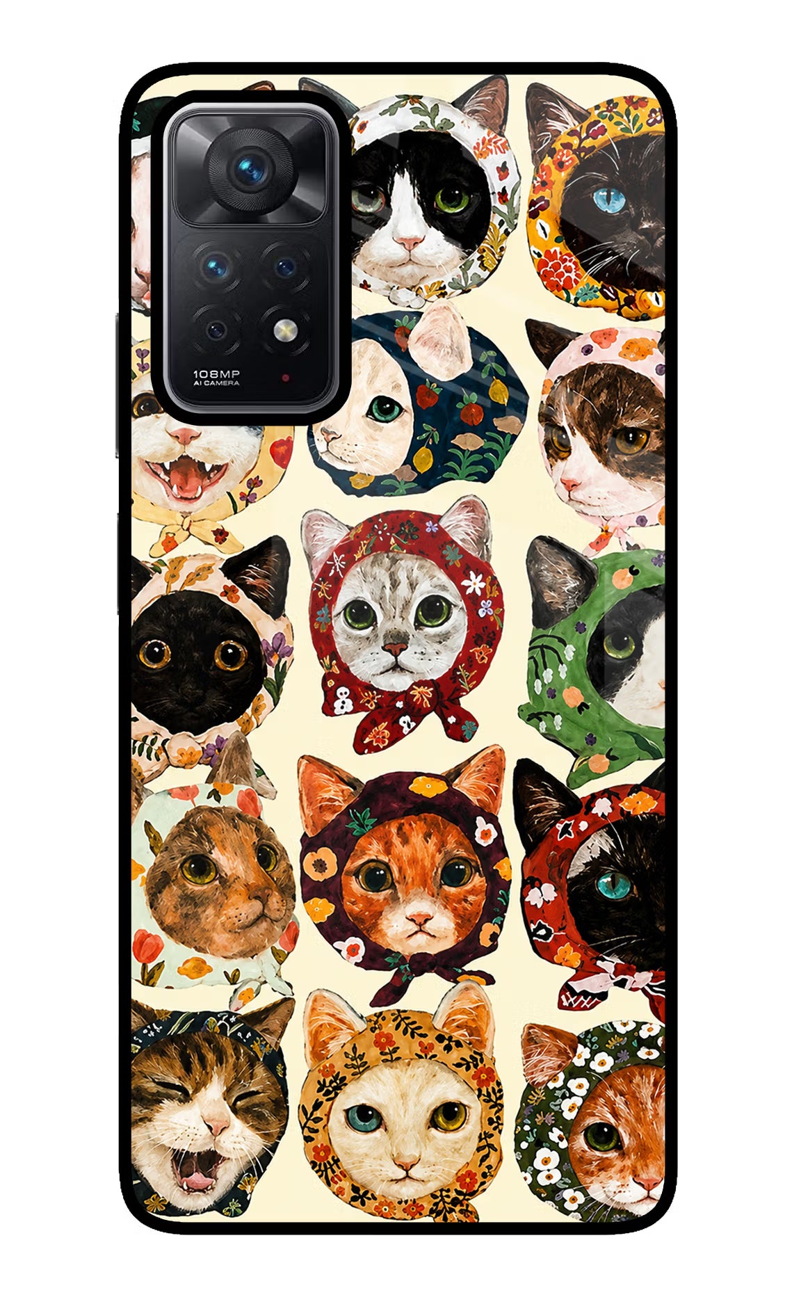 Cool Cat Redmi Note 11 Pro Glass Case