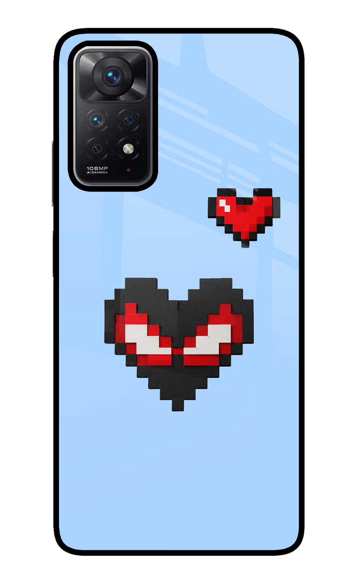 Peter Heart Redmi Note 11 Pro Glass Case