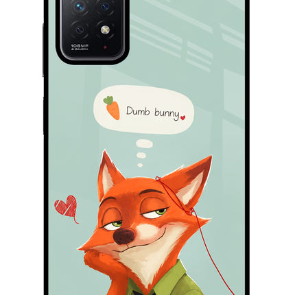 Nick Charm Redmi Note 11 Pro Glass Case Back Cover by Casekaro