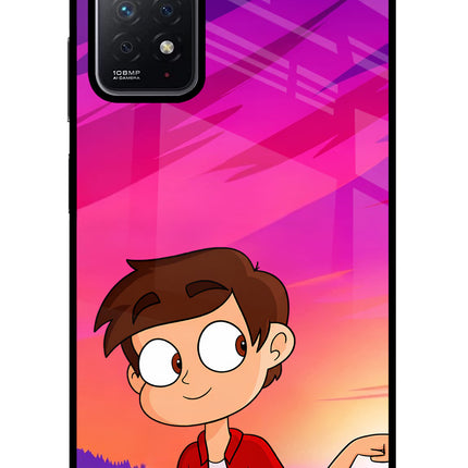 Marco Sunset Redmi Note 11 Pro Glass Case Back Cover by Casekaro