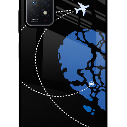 Love Orbit Redmi Note 11 Pro Glass Case Back Cover by Casekaro