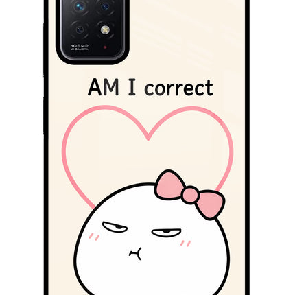 Always Right Redmi Note 11 Pro Glass Case Back Cover by Casekaro