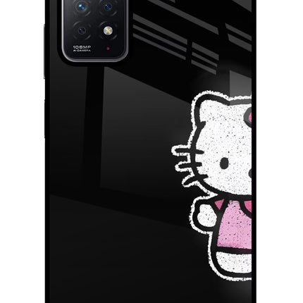 Kitty Charm Redmi Note 11 Pro Glass Case