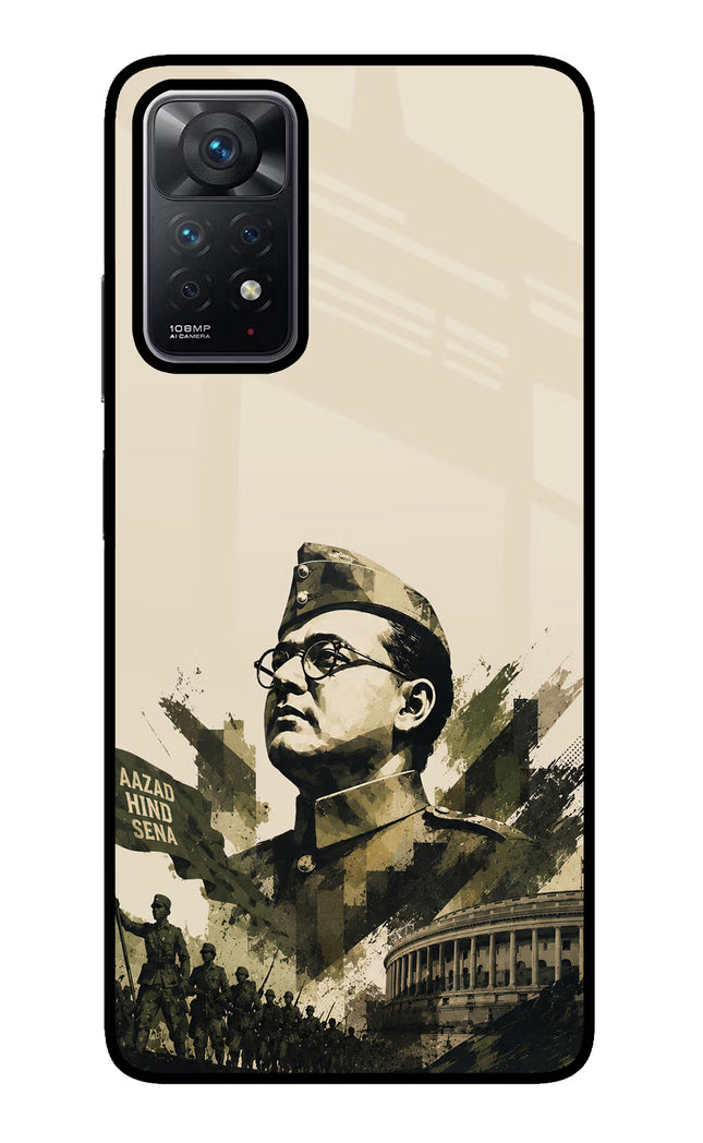 Netaji Rising Redmi Note 11 Pro Glass Case