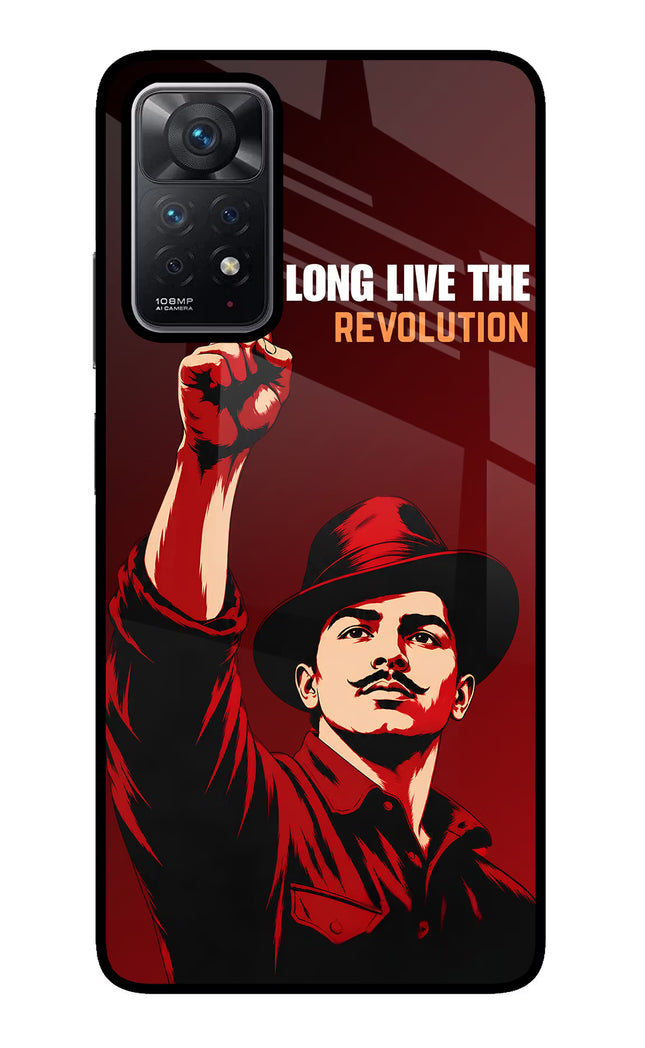 Bhagat Singh Revolution Redmi Note 11 Pro Glass Case