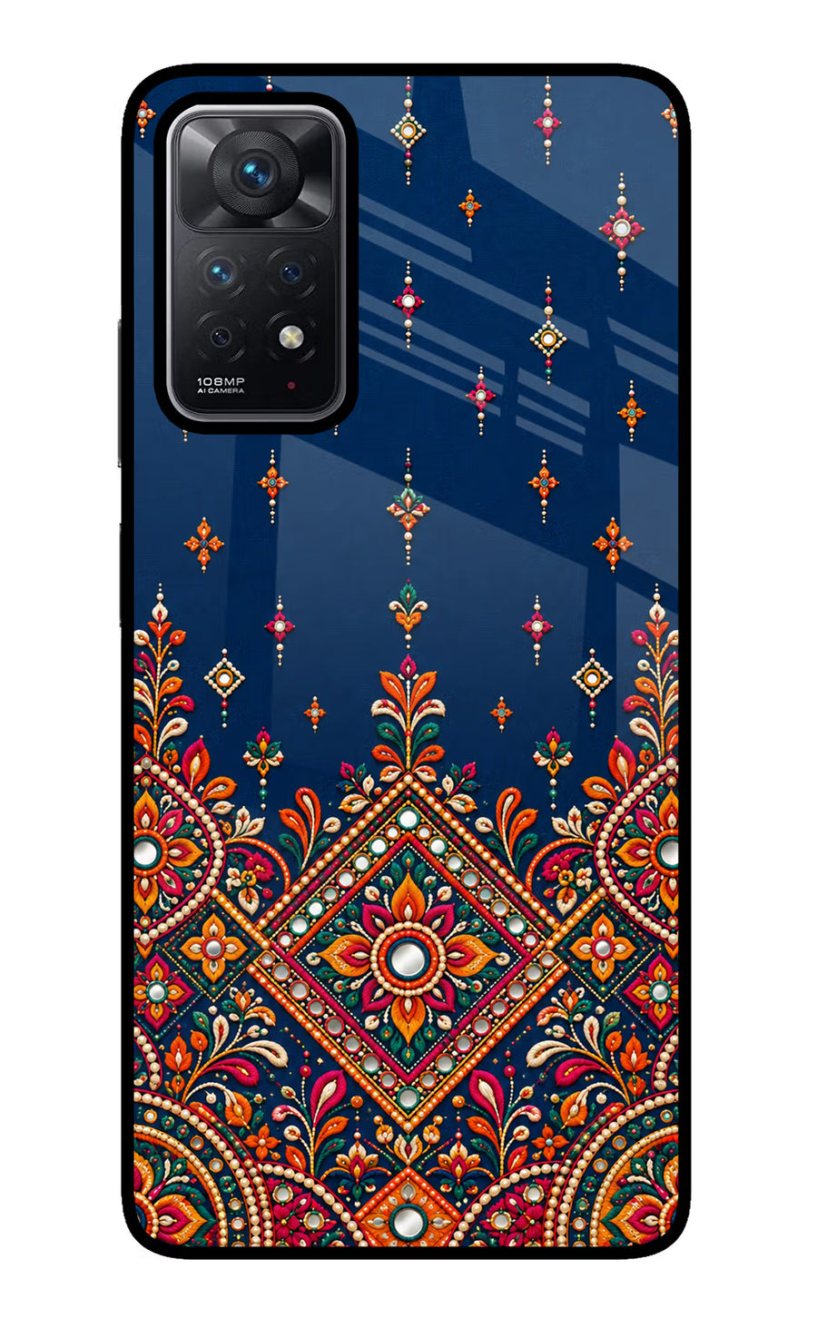 Neel Noor Redmi Note 11 Pro Back Cover, Glass case