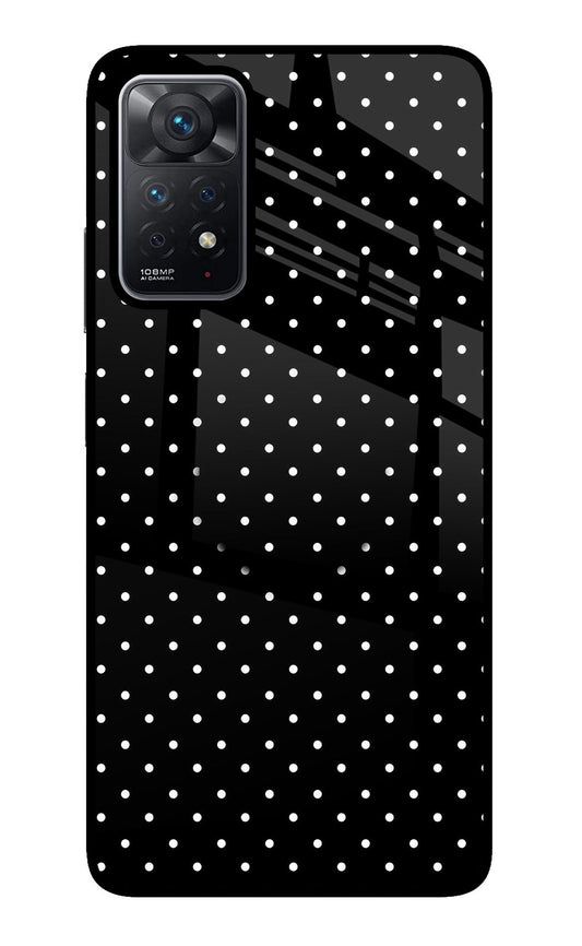 White Dots Redmi Note 11 Pro Glass Case