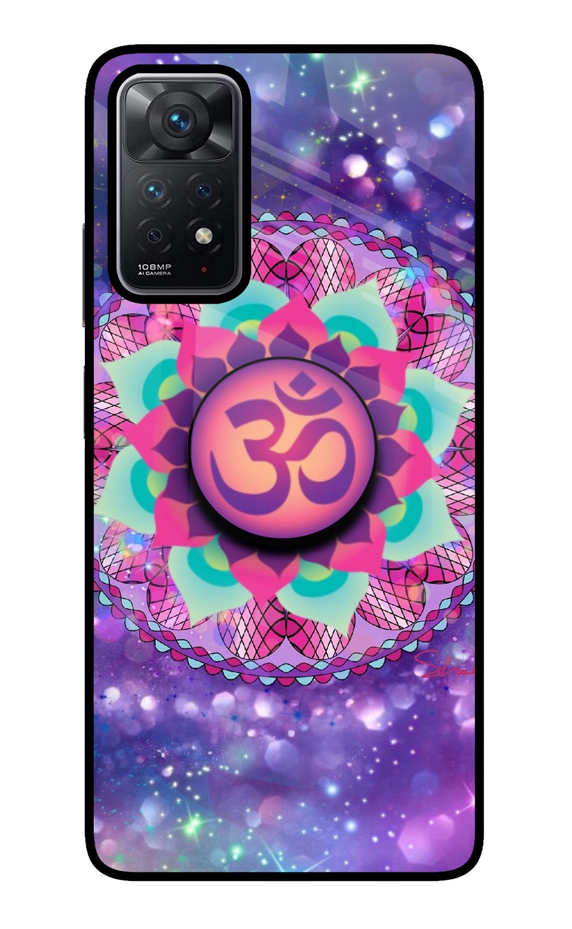 Om Purple Redmi Note 11 Pro Pop Case