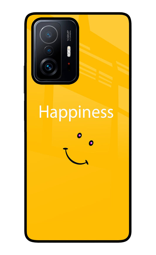 Happiness With Smiley Mi 11T Pro 5G Glass Case