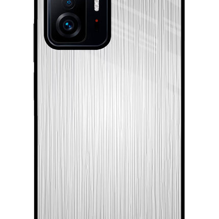 Wooden Grey Texture Mi 11T Pro 5G Glass Case Back Cover by Casekaro