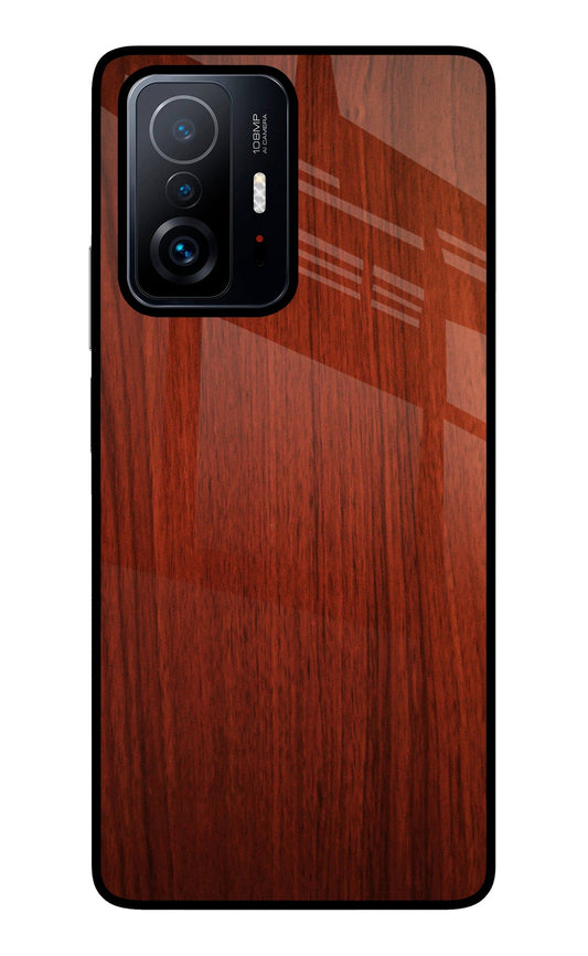 Wooden Plain Pattern Mi 11T Pro 5G Glass Case
