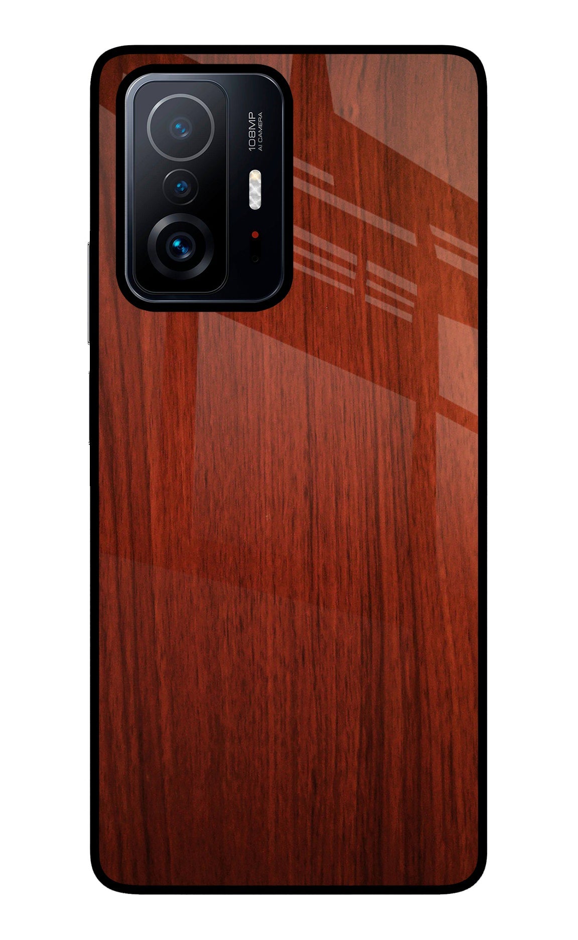 Wooden Plain Pattern Mi 11T Pro 5G Back Cover