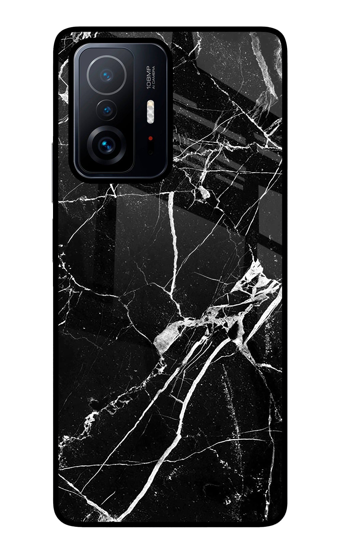 Black Marble Pattern Mi 11T Pro 5G Back Cover