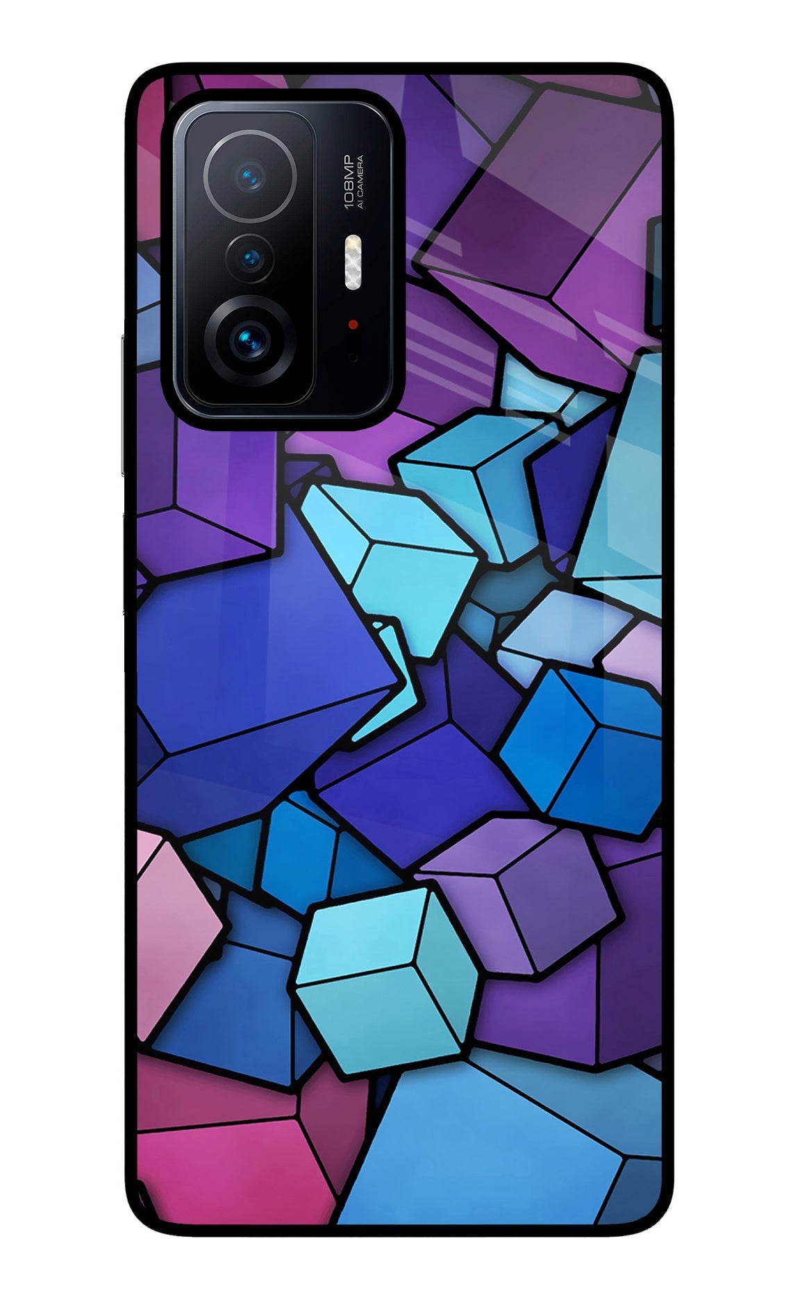 Cubic Abstract Mi 11T Pro 5G Back Cover