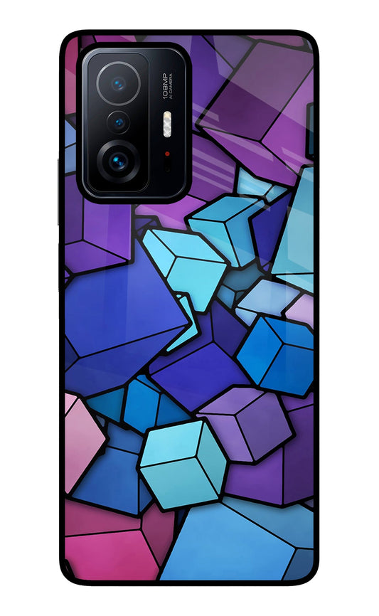 Cubic Abstract Mi 11T Pro 5G Glass Case
