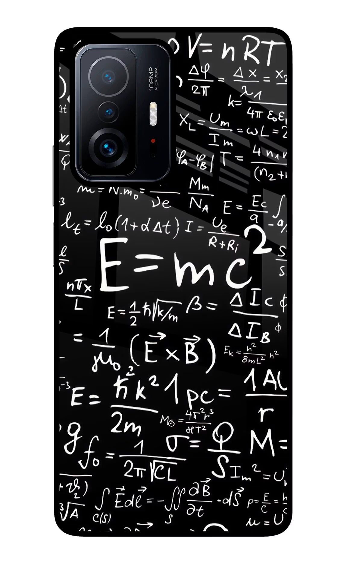 Physics Formula Mi 11T Pro 5G Glass Case Back Cover by Casekaro