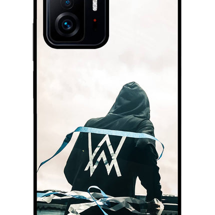 Alan Walker Mi 11T Pro 5G Glass Case Back Cover by Casekaro