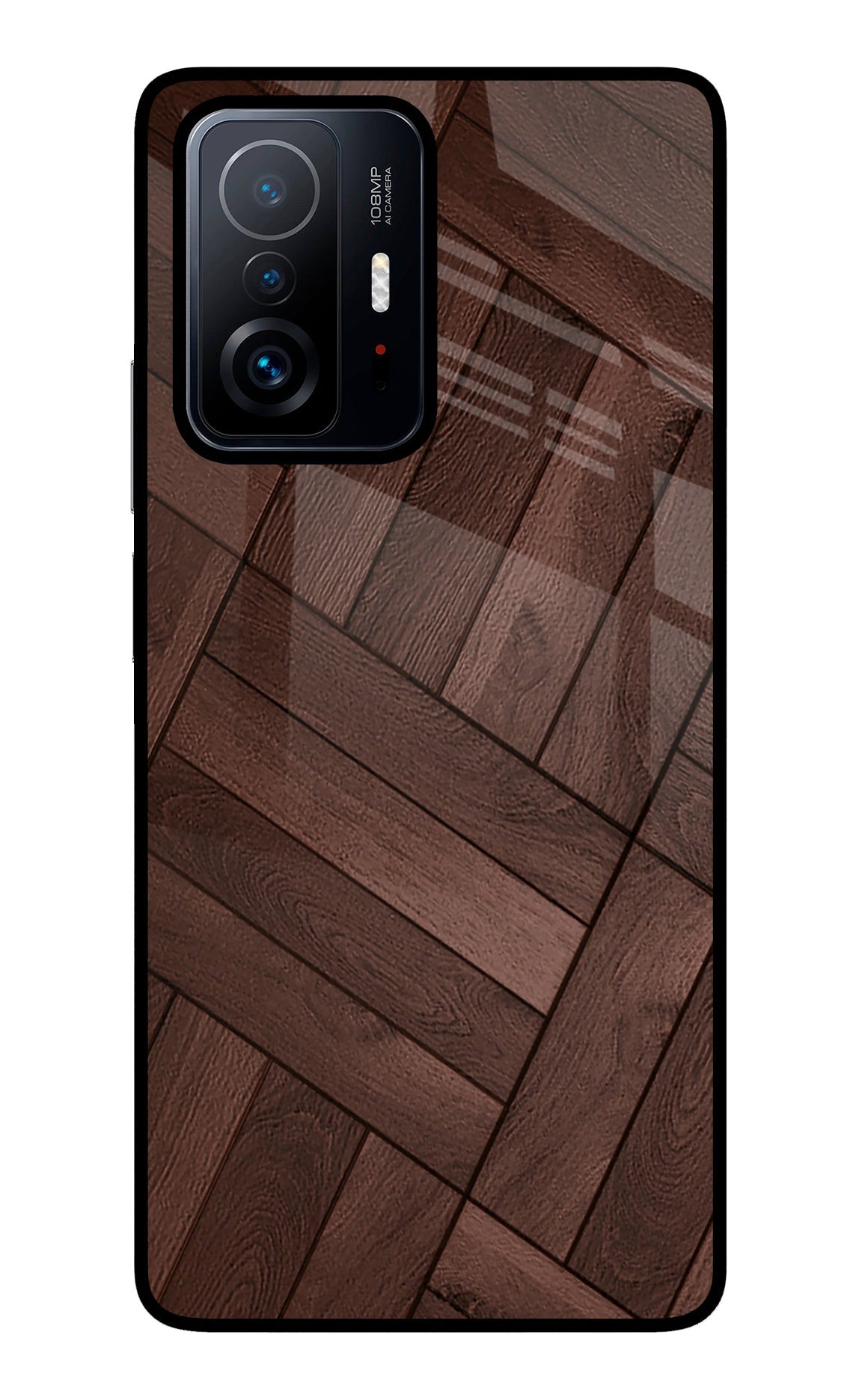 Wooden Texture Design Mi 11T Pro 5G Back Cover