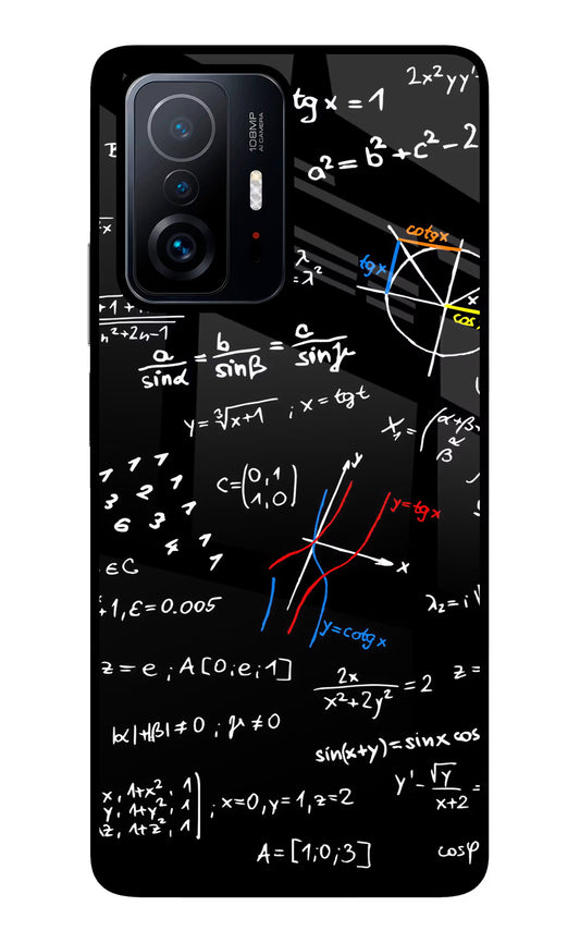 Mathematics Formula Mi 11T Pro 5G Glass Case