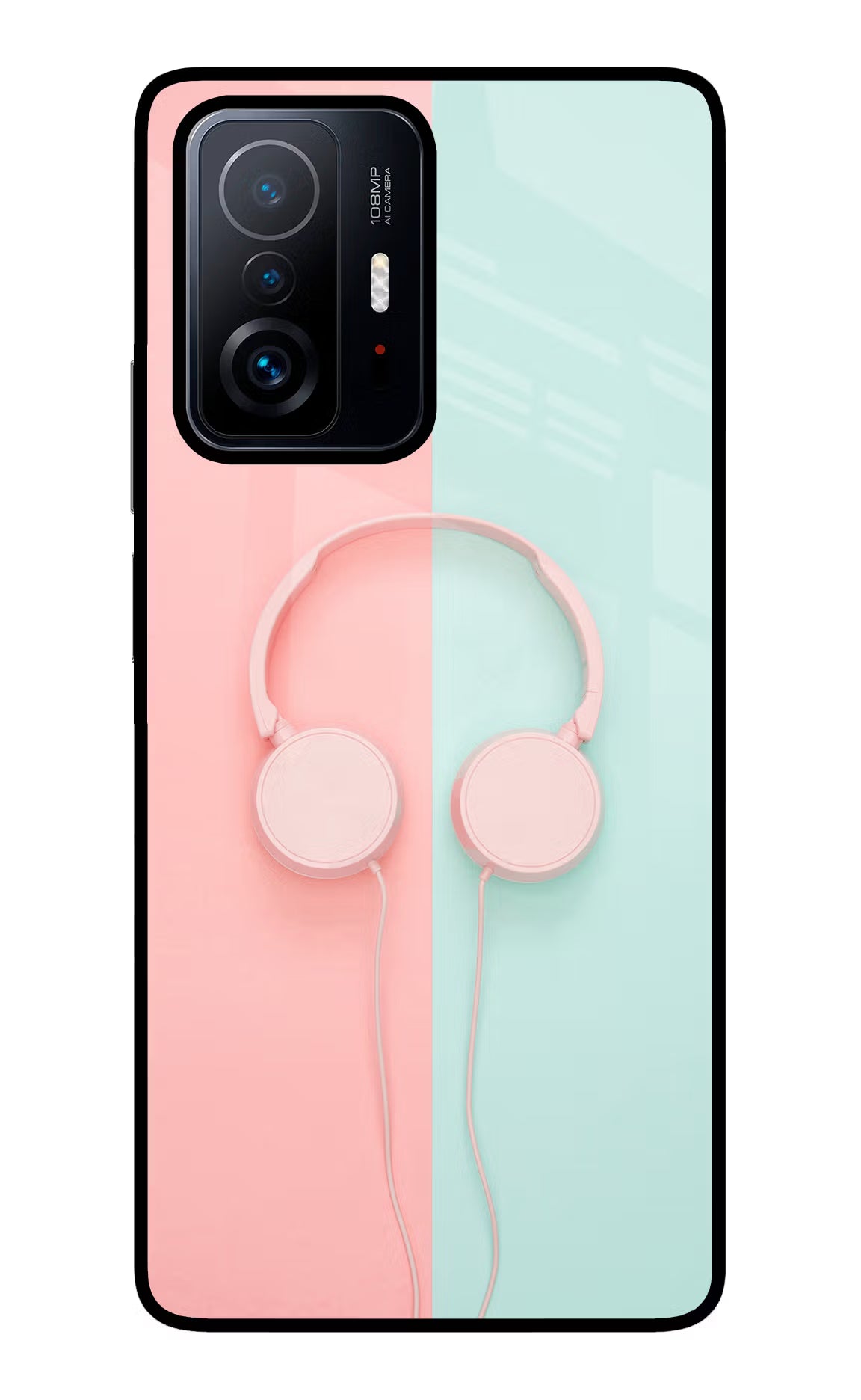 Music Lover Mi 11T Pro 5G Glass Case Back Cover by Casekaro