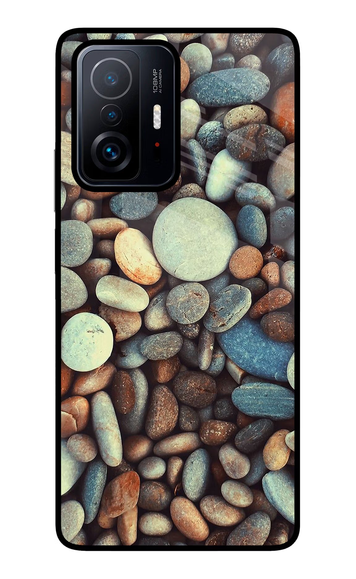 Pebble Mi 11T Pro 5G Glass Case Back Cover by Casekaro