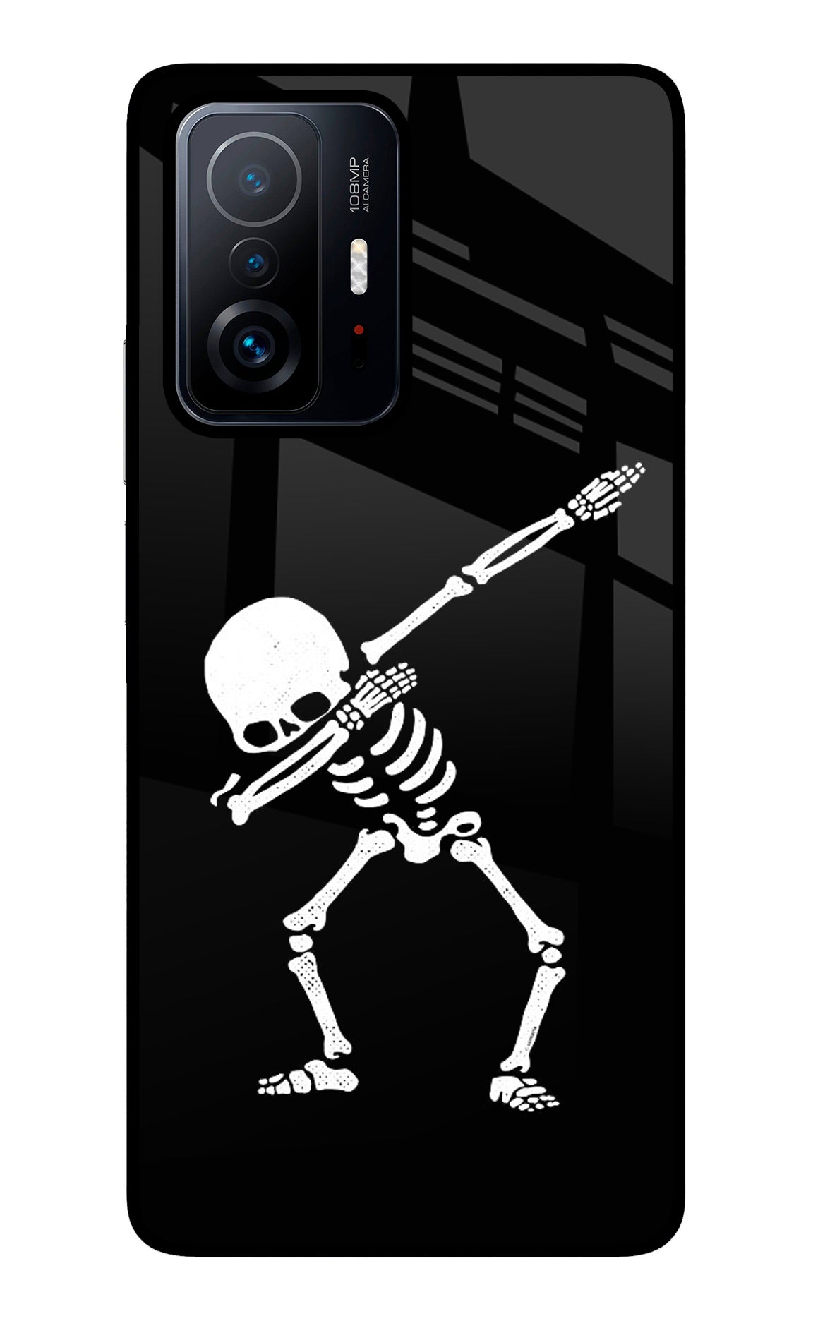 Dabbing Skeleton Art Mi 11T Pro 5G Back Cover