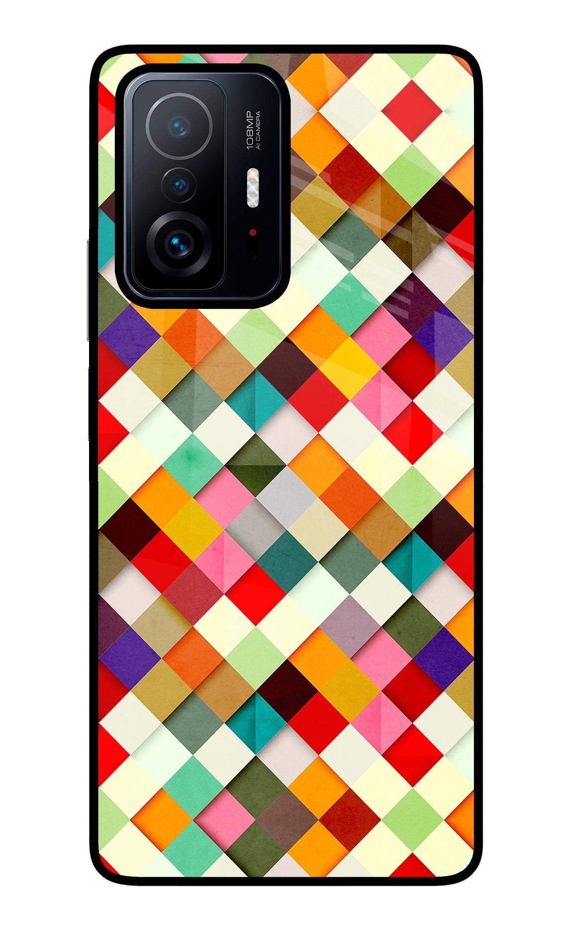 Geometric Abstract Colorful Mi 11T Pro 5G Back Cover