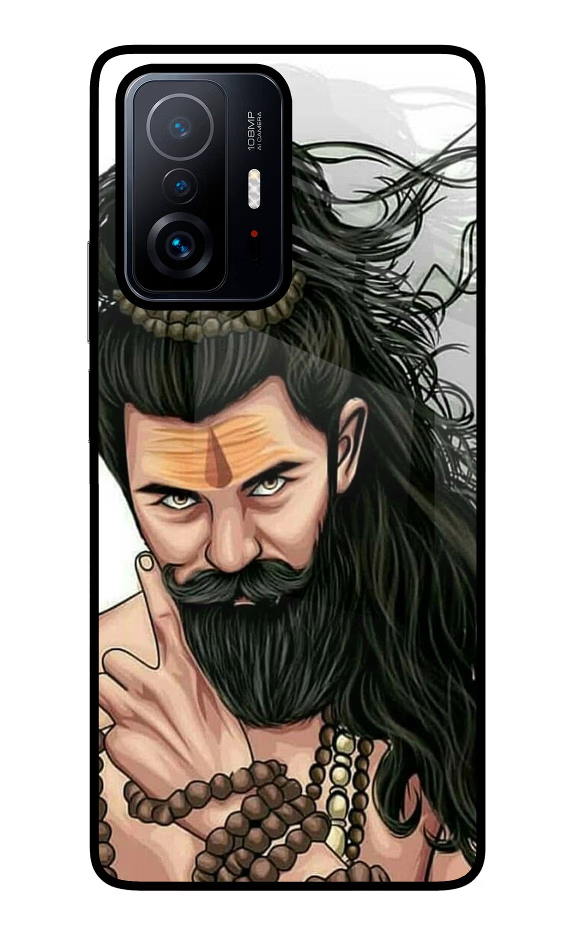 Mahadev Mi 11T Pro 5G Glass Case Back Cover by Casekaro