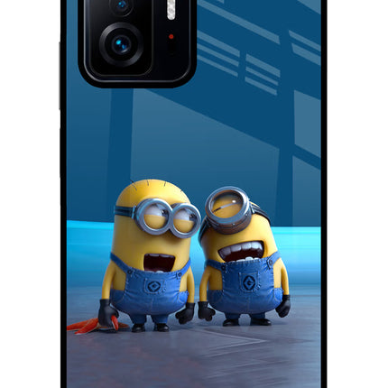 Minion Laughing Mi 11T Pro 5G Glass Case