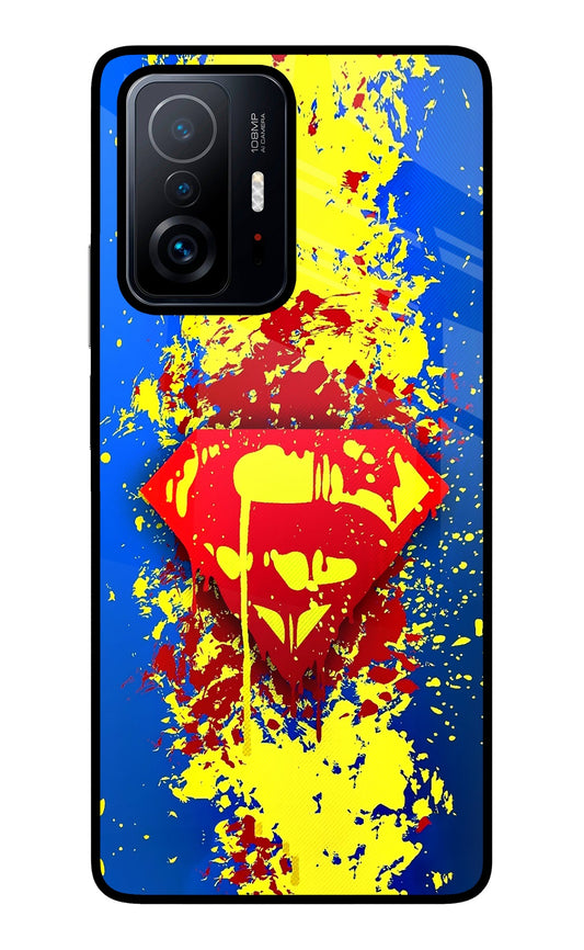 Superman logo Mi 11T Pro 5G Glass Case