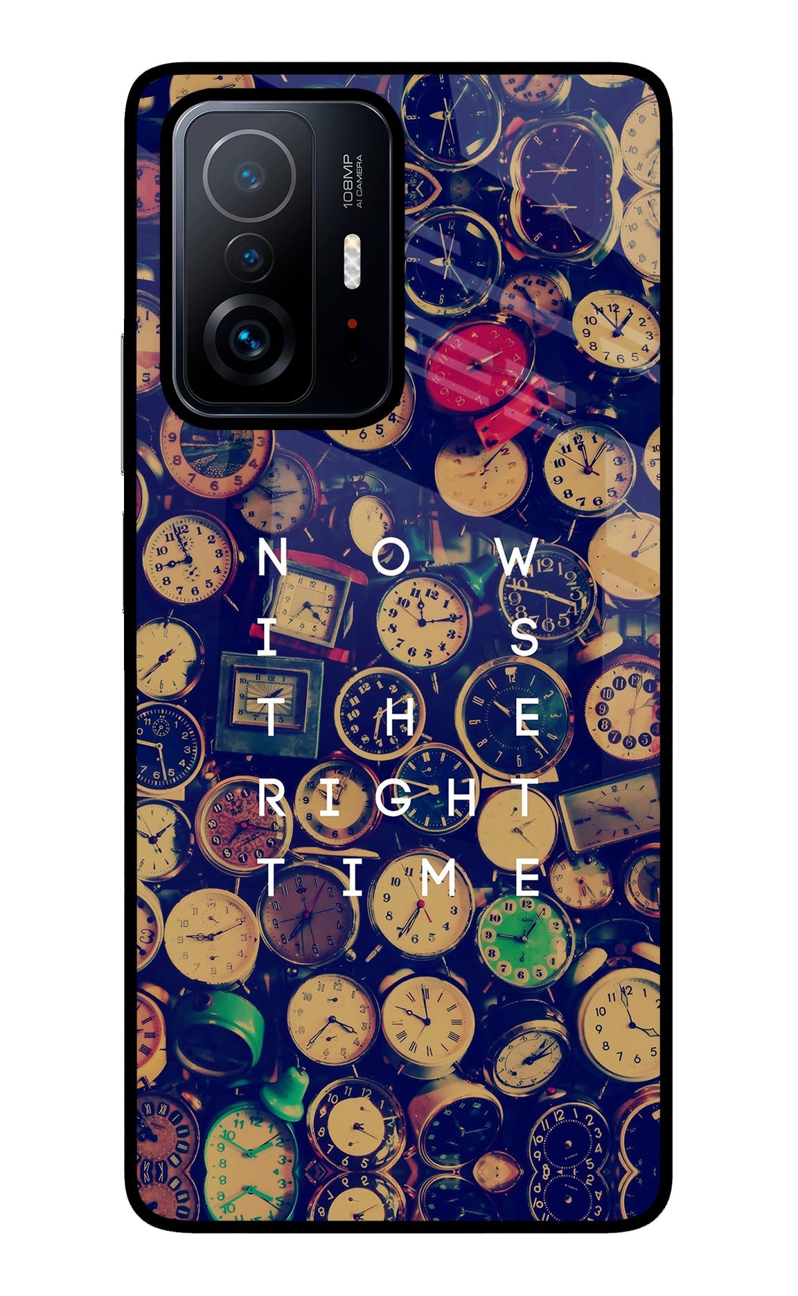 Now is the Right Time Quote Mi 11T Pro 5G Back Cover