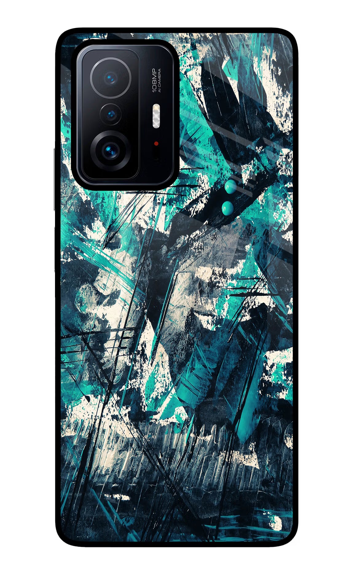 Artwork Mi 11T Pro 5G Glass Case Back Cover by Casekaro