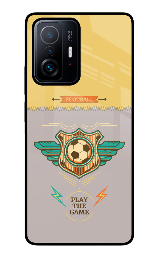 Football Mi 11T Pro 5G Glass Case