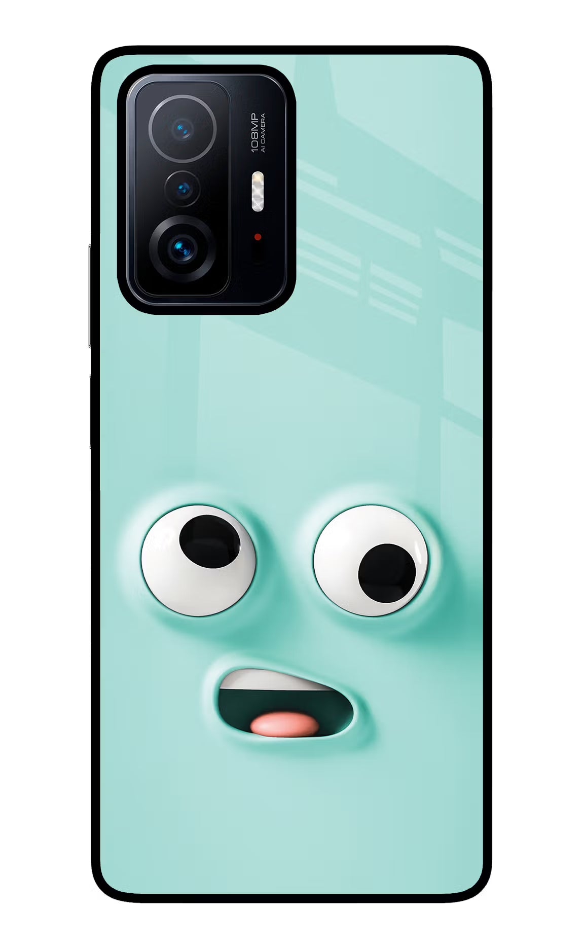 Funny Cartoon Mi 11T Pro 5G Glass Case Back Cover by Casekaro