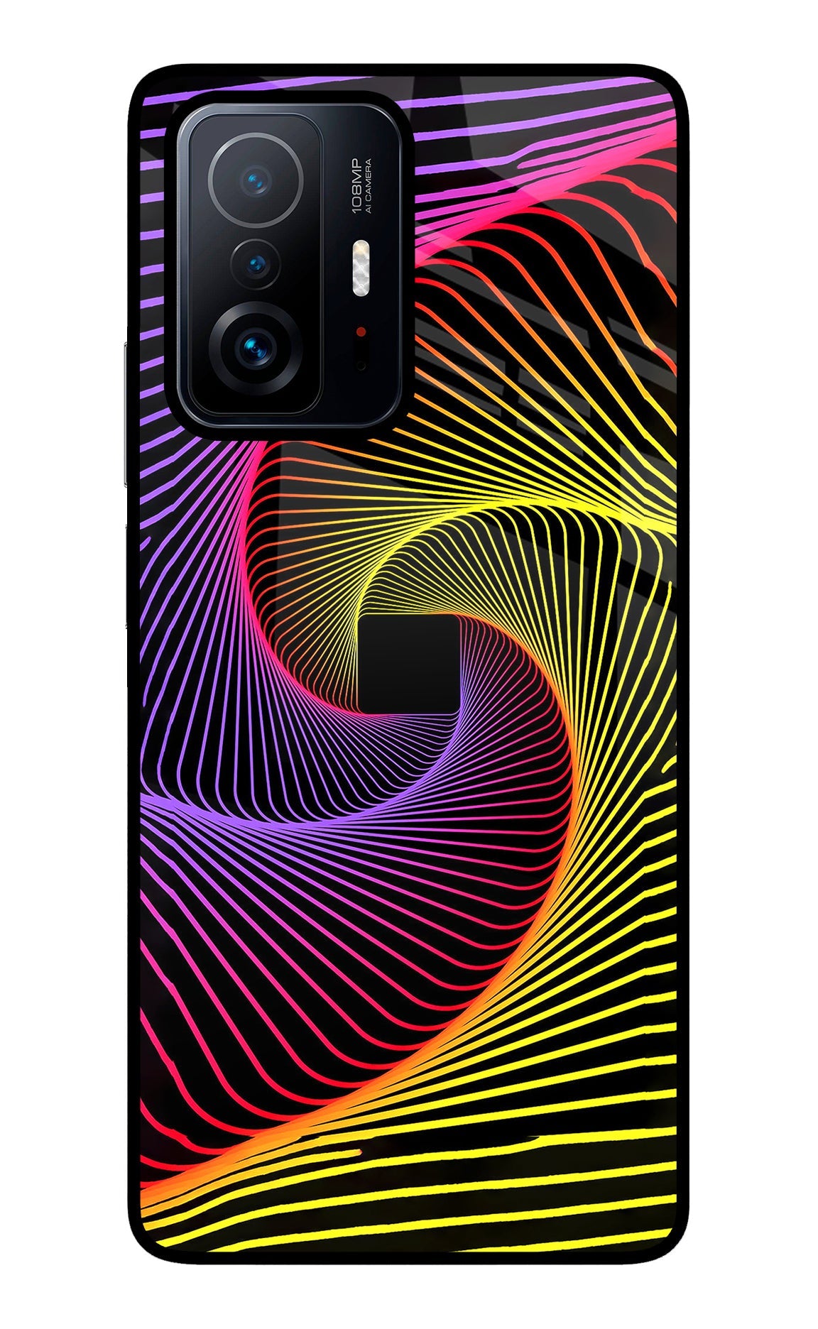 Colorful Strings Mi 11T Pro 5G Back Cover